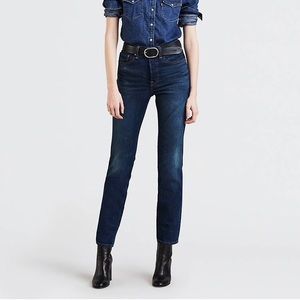 Levi’s Wedgie Fit Jeans Dark Wash 27 Regular NWT